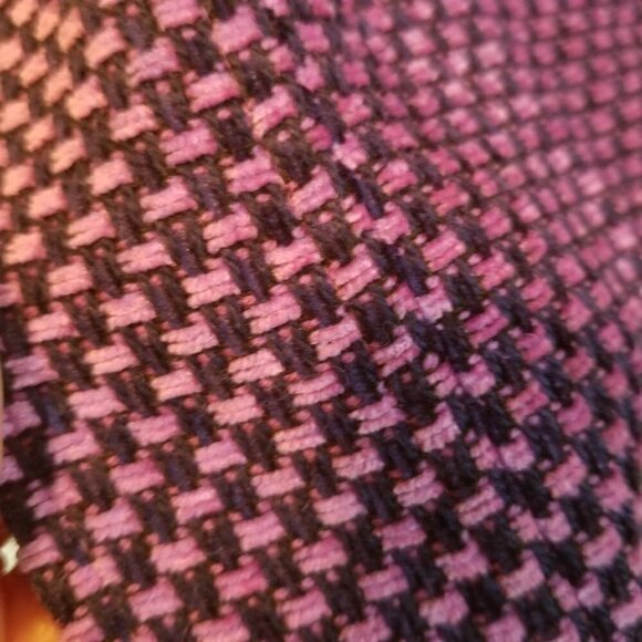 Doncaster Blazer Womens 8 Purple Pink Chenille Tweed Open Jacket - Picture 10 of 12